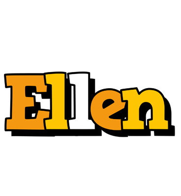 Ellen cartoon logo