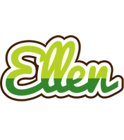 Ellen golfing logo
