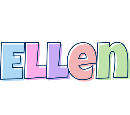 Ellen pastel logo