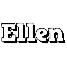 Ellen snowing logo