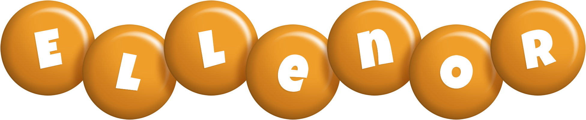 Ellenor candy-orange logo