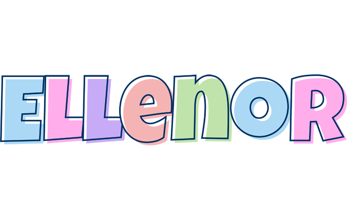 Ellenor pastel logo