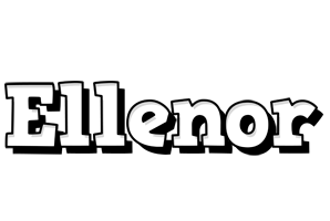 Ellenor snowing logo