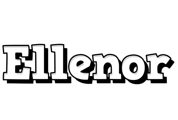 Ellenor snowing logo