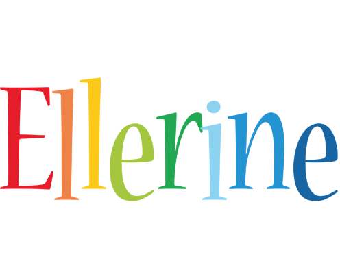 Ellerine birthday logo