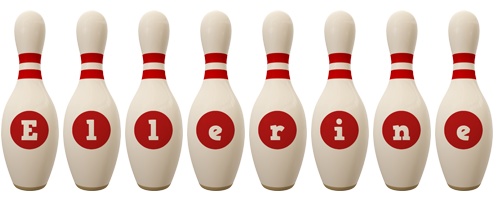 Ellerine bowling-pin logo