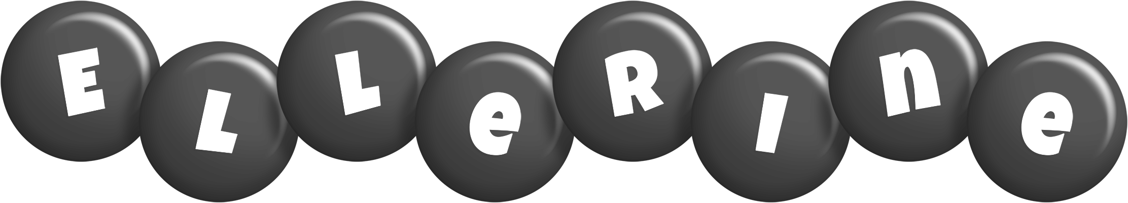 Ellerine candy-black logo