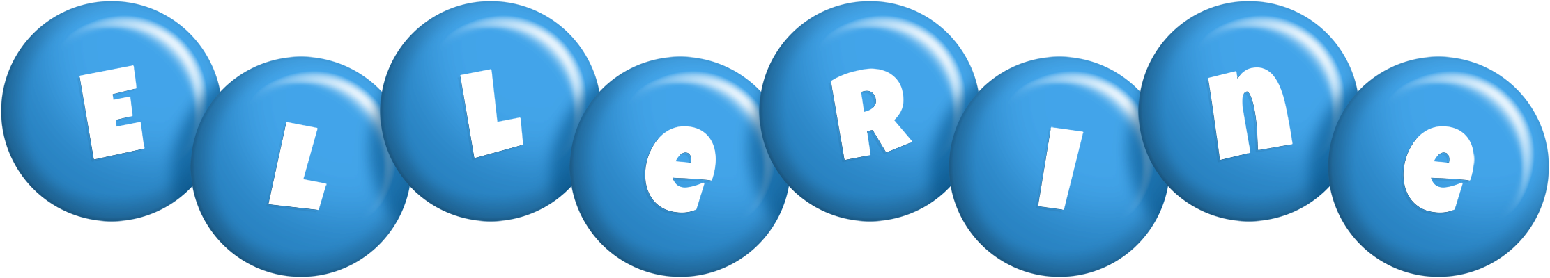 Ellerine candy-blue logo