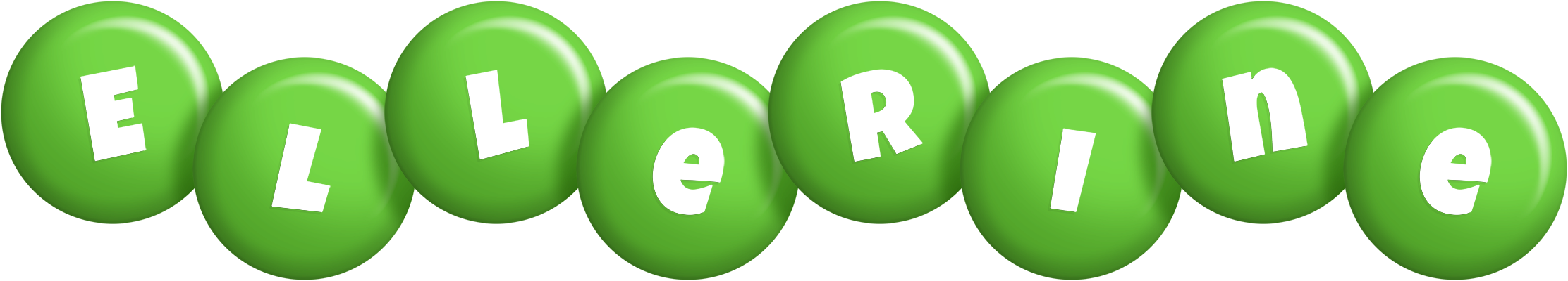 Ellerine candy-green logo