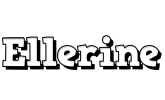 Ellerine snowing logo