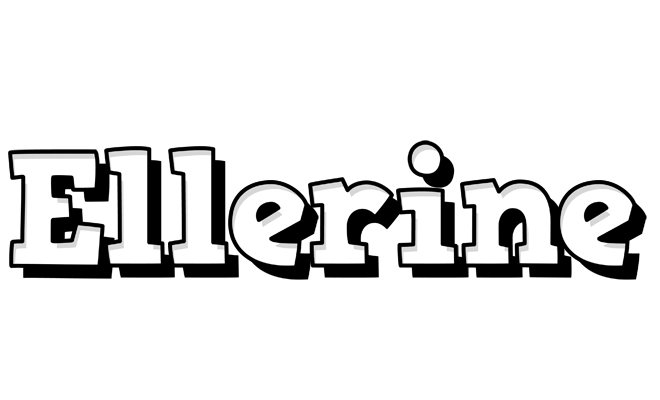Ellerine snowing logo
