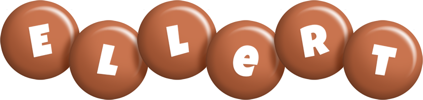 Ellert candy-brown logo