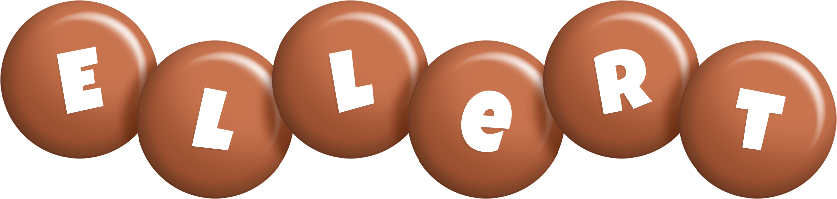 Ellert candy-brown logo