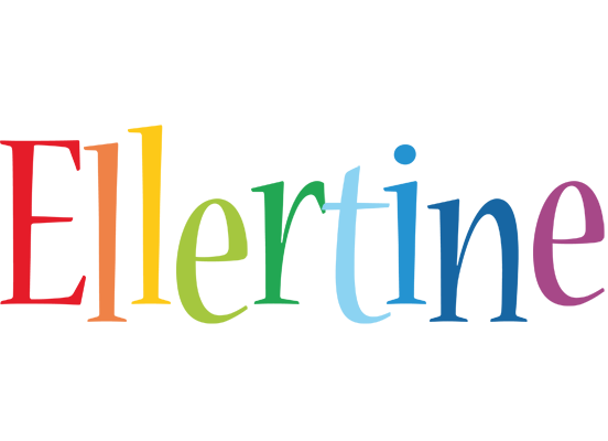 Ellertine birthday logo