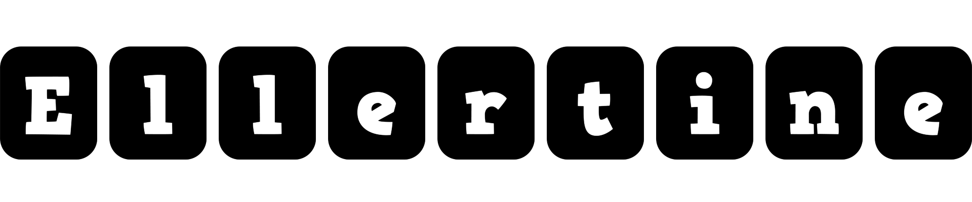 Ellertine box logo