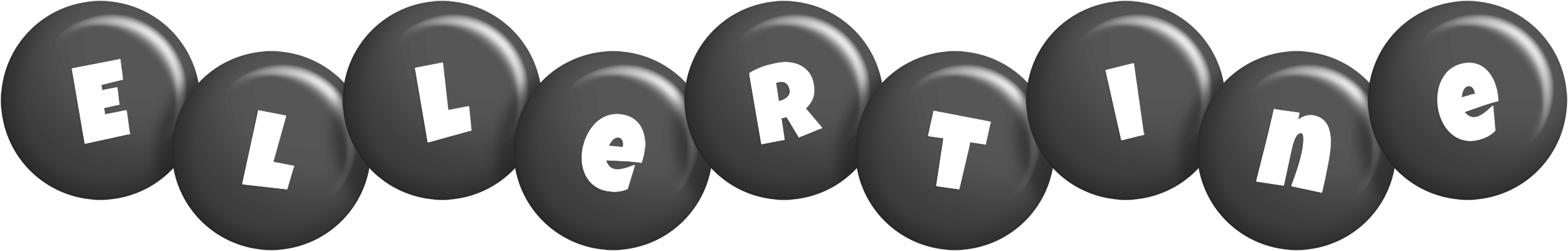 Ellertine candy-black logo