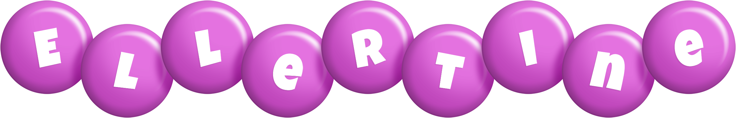Ellertine candy-purple logo
