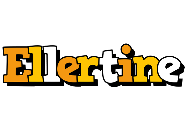 Ellertine cartoon logo