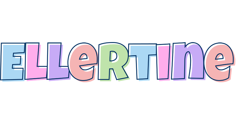 Ellertine pastel logo