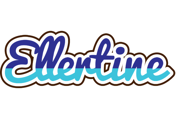 Ellertine raining logo