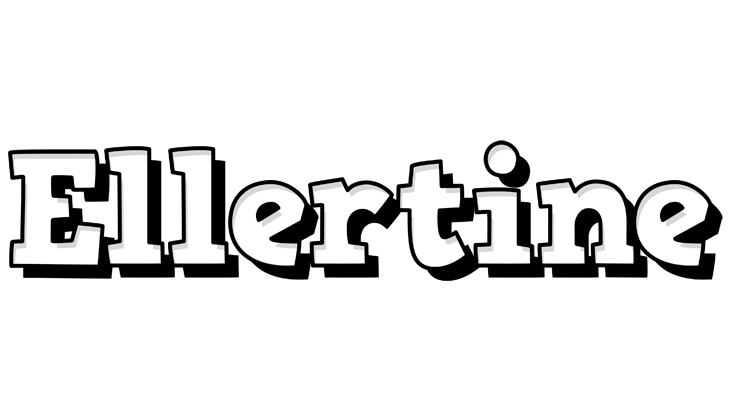 Ellertine snowing logo