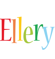 Ellery birthday logo