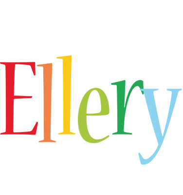 Ellery birthday logo
