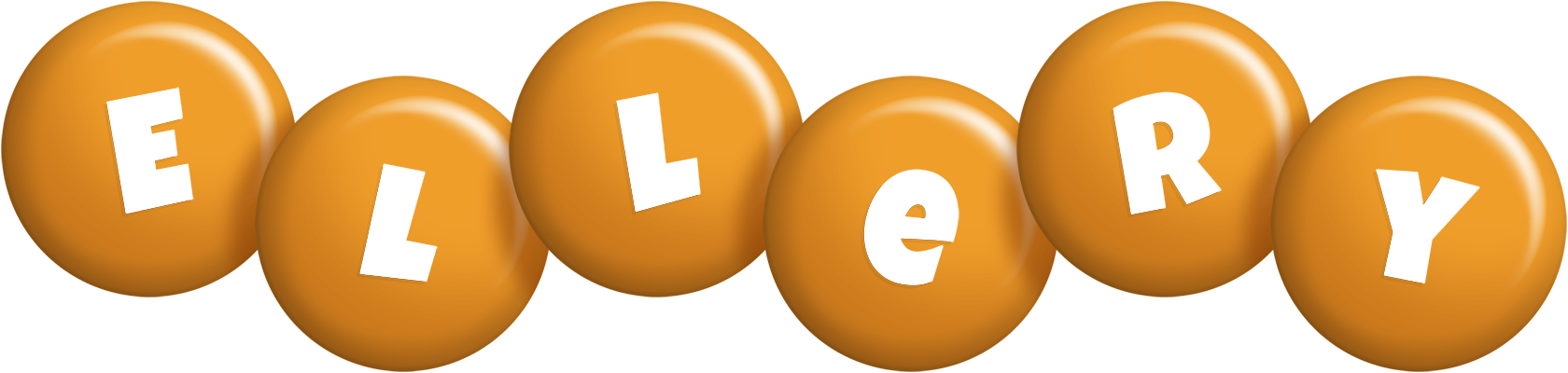 Ellery candy-orange logo