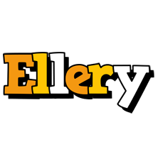 Ellery cartoon logo