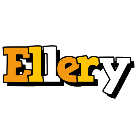 Ellery cartoon logo