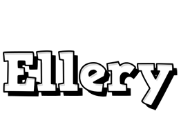 Ellery snowing logo