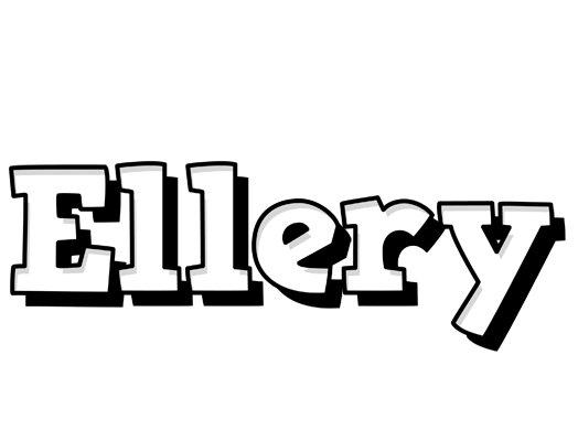 Ellery snowing logo