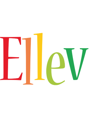 Ellev birthday logo