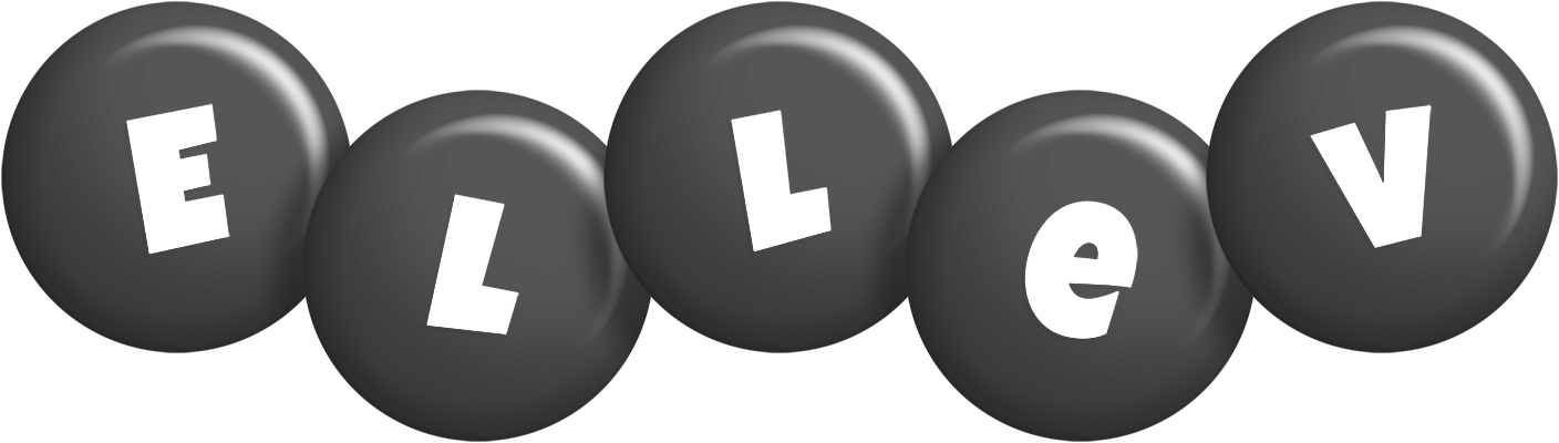 Ellev candy-black logo