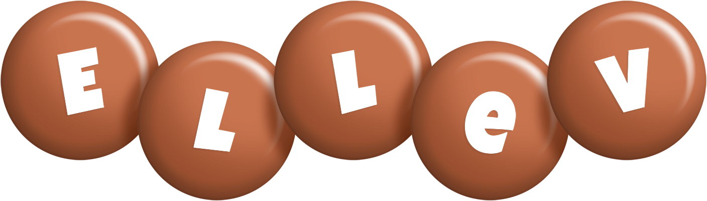 Ellev candy-brown logo