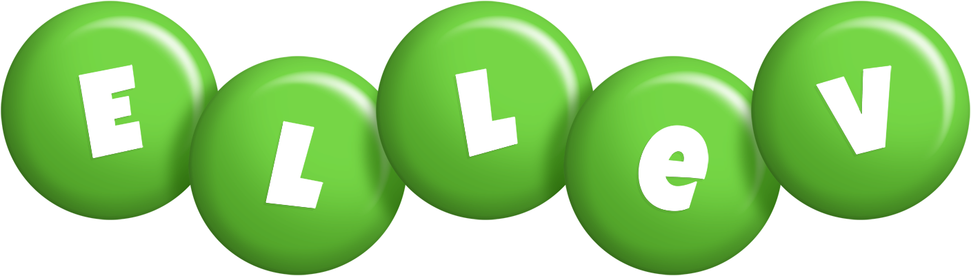 Ellev candy-green logo