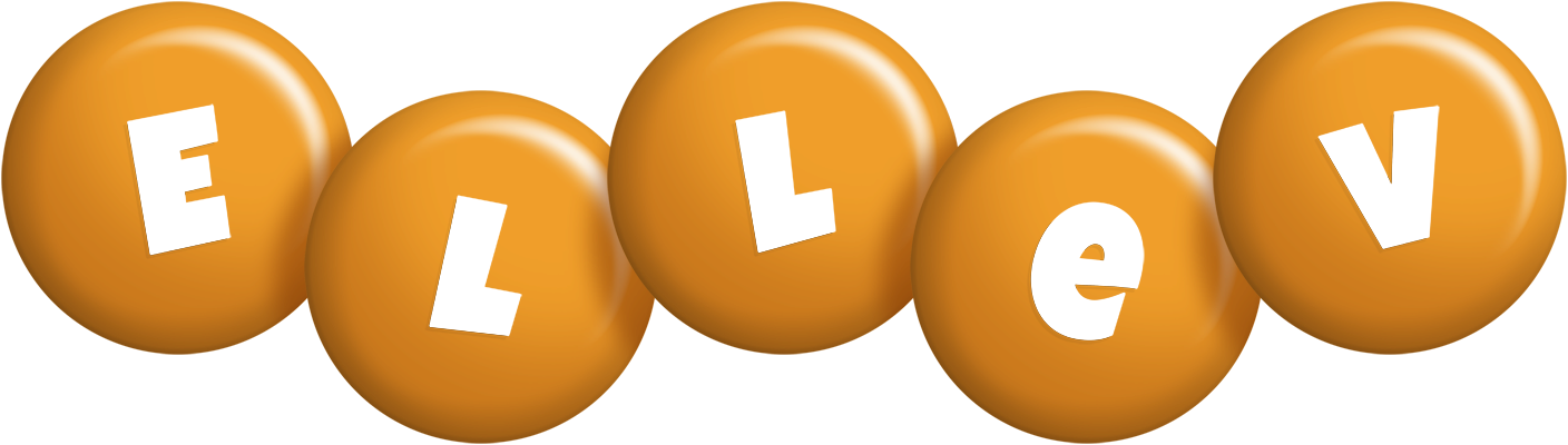 Ellev candy-orange logo