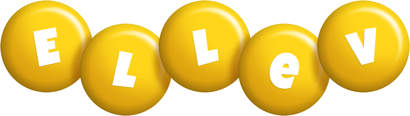 Ellev candy-yellow logo