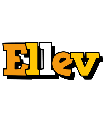 Ellev cartoon logo