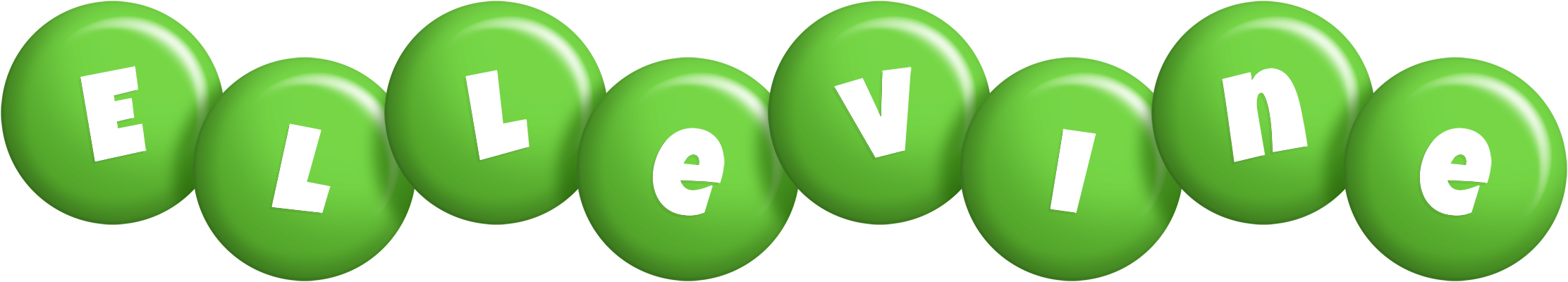 Ellevine candy-green logo