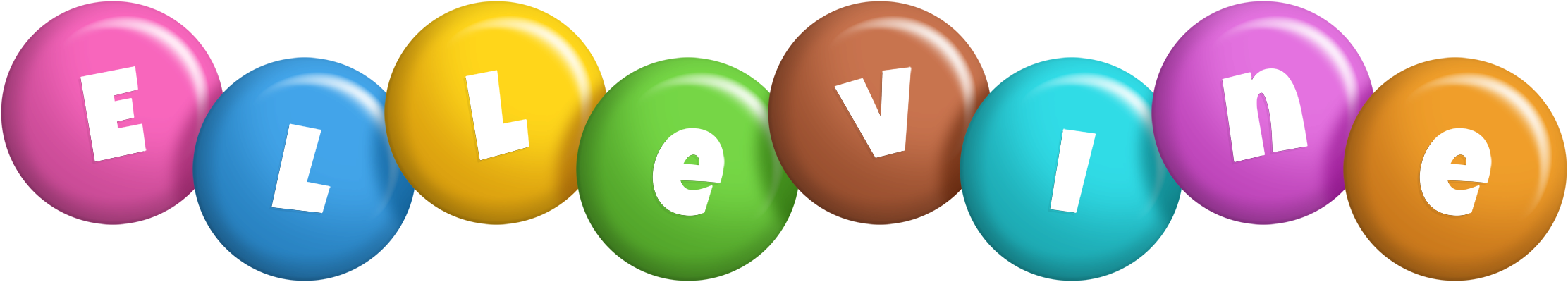 Ellevine candy logo