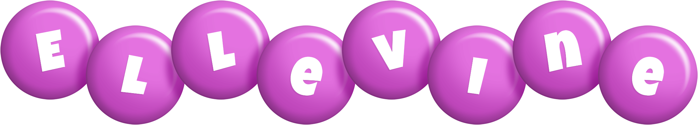Ellevine candy-purple logo