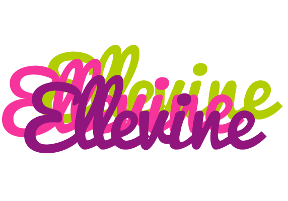 Ellevine flowers logo