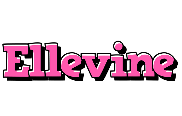 Ellevine girlish logo