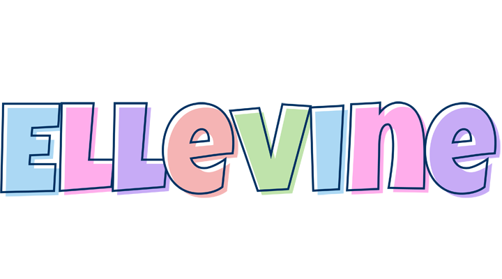 Ellevine pastel logo