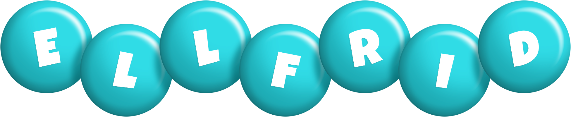 Ellfrid candy-azur logo