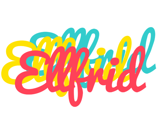 Ellfrid disco logo