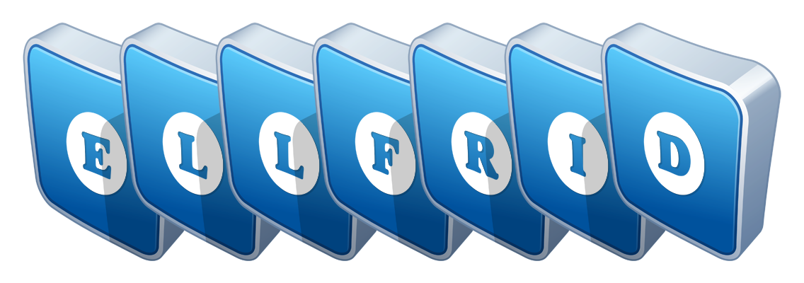 Ellfrid flippy logo