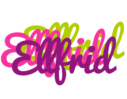 Ellfrid flowers logo