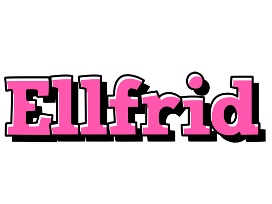 Ellfrid girlish logo